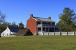 The McLean House in Appomattox Court House in Virginia. Clover Hill Village, a living history village. The surrender site of Lee and Grant April 9, 1865.