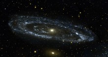 Andromeda Galaxy Spinning In The Universe, 4K Some Elements Furnished By NASA Images
