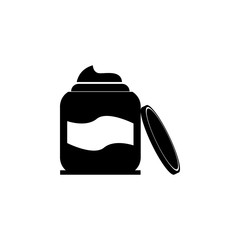 Poster - bank of cream icon. Element of barber shop for advertising signs, mobile concept and web apps. Icon for website design and development, app development. Premium icon