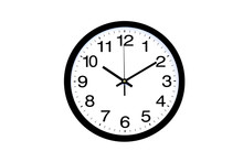 Black And White Wall Clock
