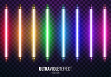 Vector Of Ultraviolet Light.
