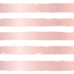Wall Mural - hand drawn golden rose gradient striped background. vector pink cosmetic pattern for woman, girls