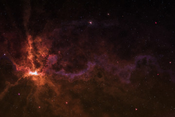 Wall Mural - high definition star field, colorful night sky space. nebula and galaxies in space. astronomy concep