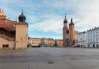 Wall Mural - Market square in Krakow, Poland