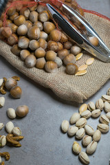 Wall Mural - mix of nuts