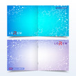 © pro500 - Scientific templates square brochure, magazine, leaflet , flyer, cover, booklet, annual report. Scientific concept for medical, technology, chemistry. Structure molecule and communication. Dna, atom.