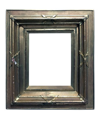 Wall Mural - Silver vintage picture frame