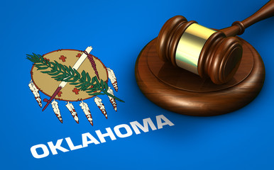 Oklahoma Law Legal System Concept