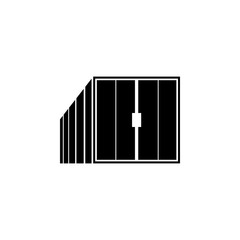 Poster - container icon. Element of logistic for mobile concept and web apps. Icon for website design and development, app development. Premium icon