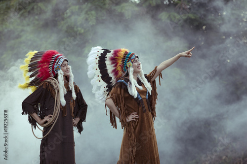 red indian traditional dress