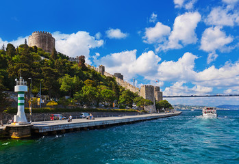 Wall Mural - Rumeli Fortress at Istanbul Turkey