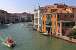 Venice historic city center, Veneto rigion, Italy - view on the Palazzos buildings along the Grand Canal