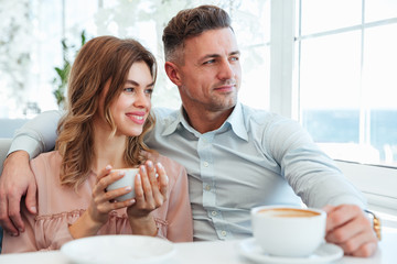 Poster - Portrait of a happy young couple