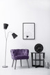 © Africa Studio - Trendy room interior with modern color armchair