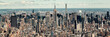 Panoramic view of midtown Manhattan in New York City