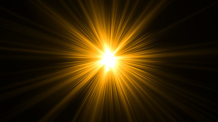 glowing abstract sun burst with digital lens flare.can your adjust the color of the light rays using