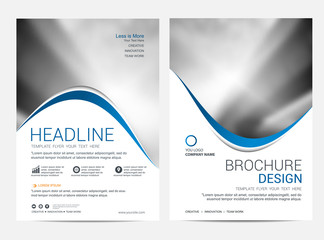 Wall Mural - brochure template flyer design vector background