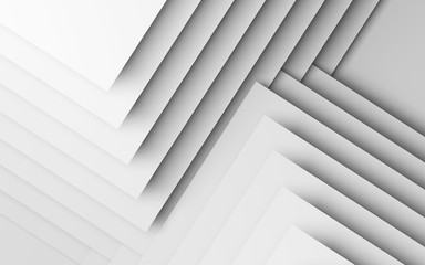 Wall Mural - abstract white background, geometric 3d