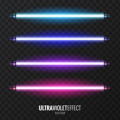 Poster - vector of ultraviolet light.