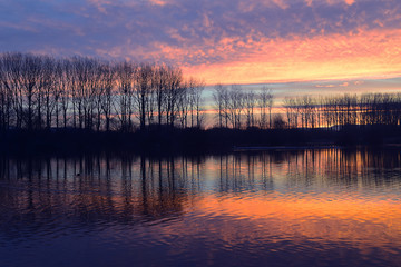 Canvas Print - Amanecer en Salburua - 07