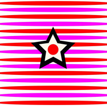 Red Black Star And Lines