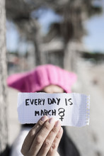 Woman And The Text Every Day Is March 8