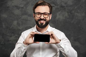 Wall Mural - Portrait of a satisfied young man