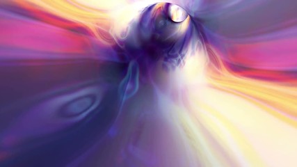 Sticker - Traveling through a tunnel of liquid light (Loop).