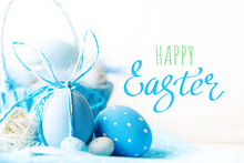 Happy Easter. Congratulatory Easter Background.