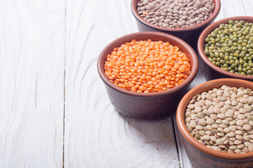 Canvas Print - Mix of colorful lentil