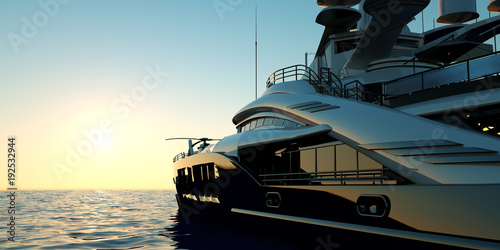 Cuadros en Lienzo Extremely detailed and realistic high resolution 3D illustration of a luxury sup