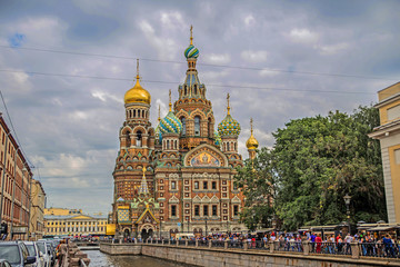 Wall Mural - The Church of the Savior on Blood in Saint Petersburg, Russia