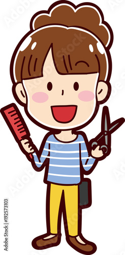 美容師のイラスト素材 Stock Vector Adobe Stock 美容師のイラスト素材 Stock Vector Adobe Stock