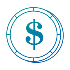 coin money isolated icon vector illustration design