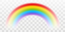 Vector Rainbow With Transparent Effect
