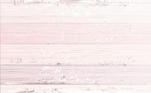 Shabby Wooden Pink Background. Vector Illustration