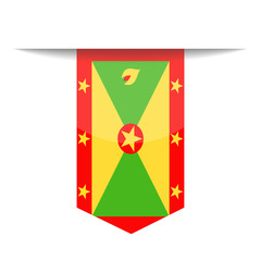 Grenada Flag Vector Bookmark Icon