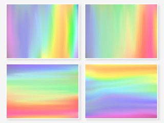 Wall Mural - Holographic background multicolor texture rainbow