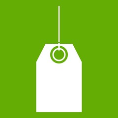 Poster - Black tag icon green