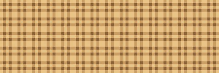 Poster - horizontal elegant brown tartan pattern for background and design,vector illustration