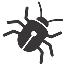 Shield Icon - Malware Bug