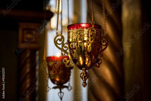Fotografija beautiful censer in the Church hanging
