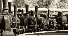 Different Type Of Old Locomotives