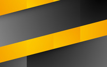 Abstract Yellow Black Shape Background