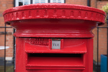 UK Post Box With Next Delivery Date