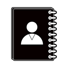 addressbook symbol icon vector illustration graphic design