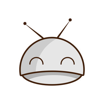 Robot Cute Emoticon Emojis 