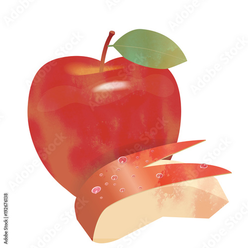 ウサギの形のリンゴイラスト 林檎の実 水彩風 手描き風イラスト 墨絵 Adobe Stock でこのストックイラストを購入して 類似のイラストをさらに検索 Adobe Stock