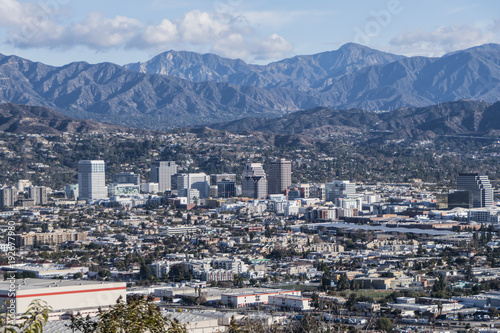 Downtown Glendale with the ...