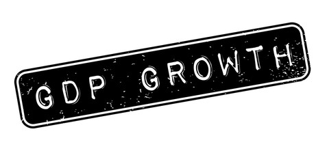 Wall Mural - GDP Growth rubber stamp. Grunge design with dust scratches. Effects can be easily removed for a clean, crisp look. Color is easily changed.